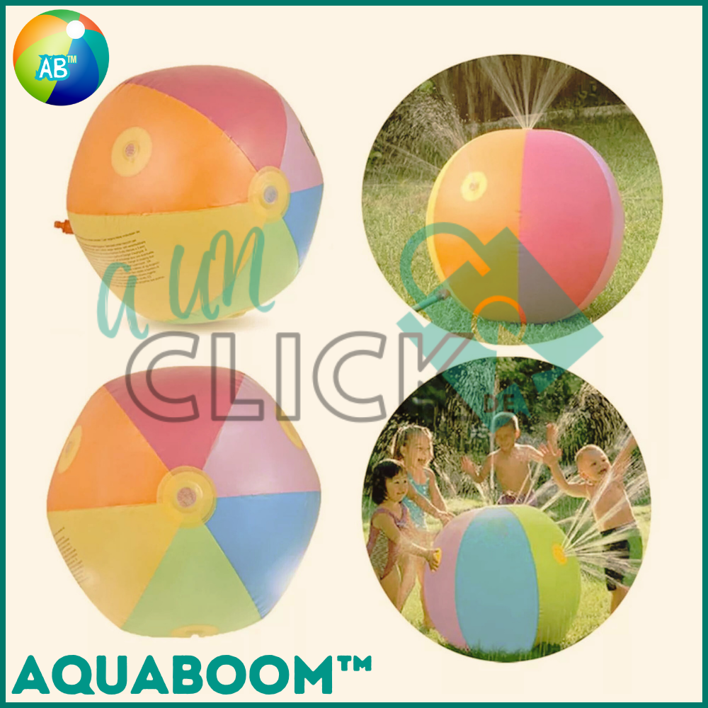 AquaBoom™  / Pelota Inflable Lanza Agua Chorro Verano