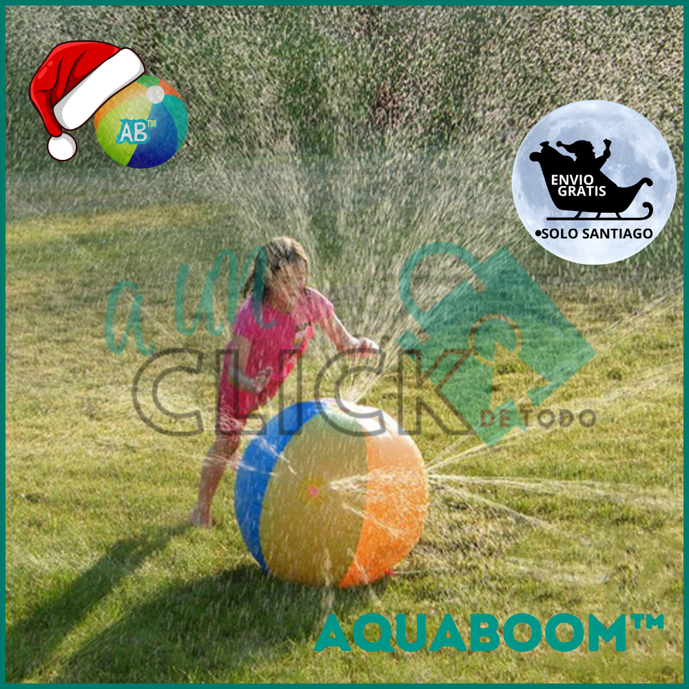 AquaBoom™  / Pelota Inflable Lanza Agua Chorro Verano