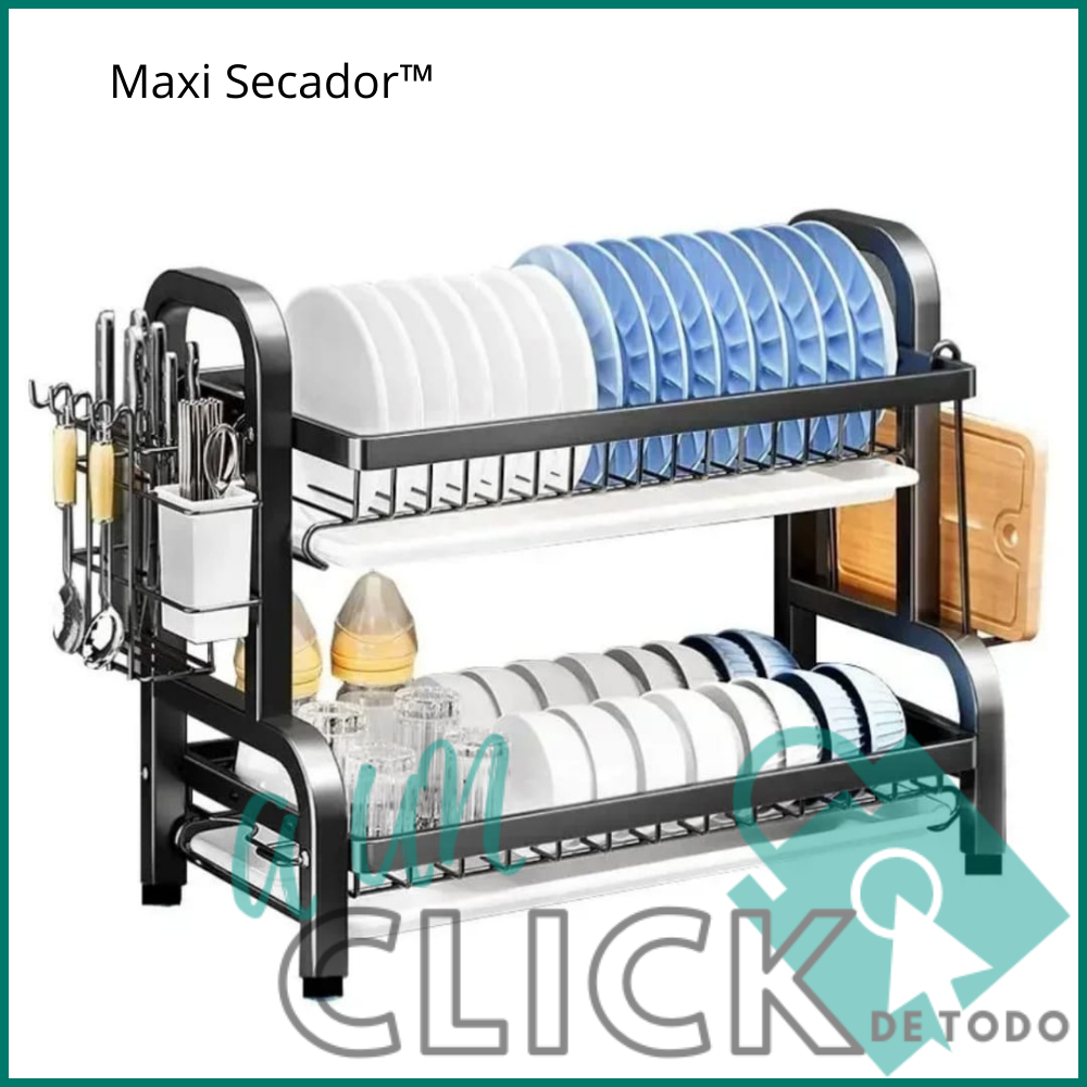 Maxi Secador™ / Secador Escurridor de platos 2 niveles